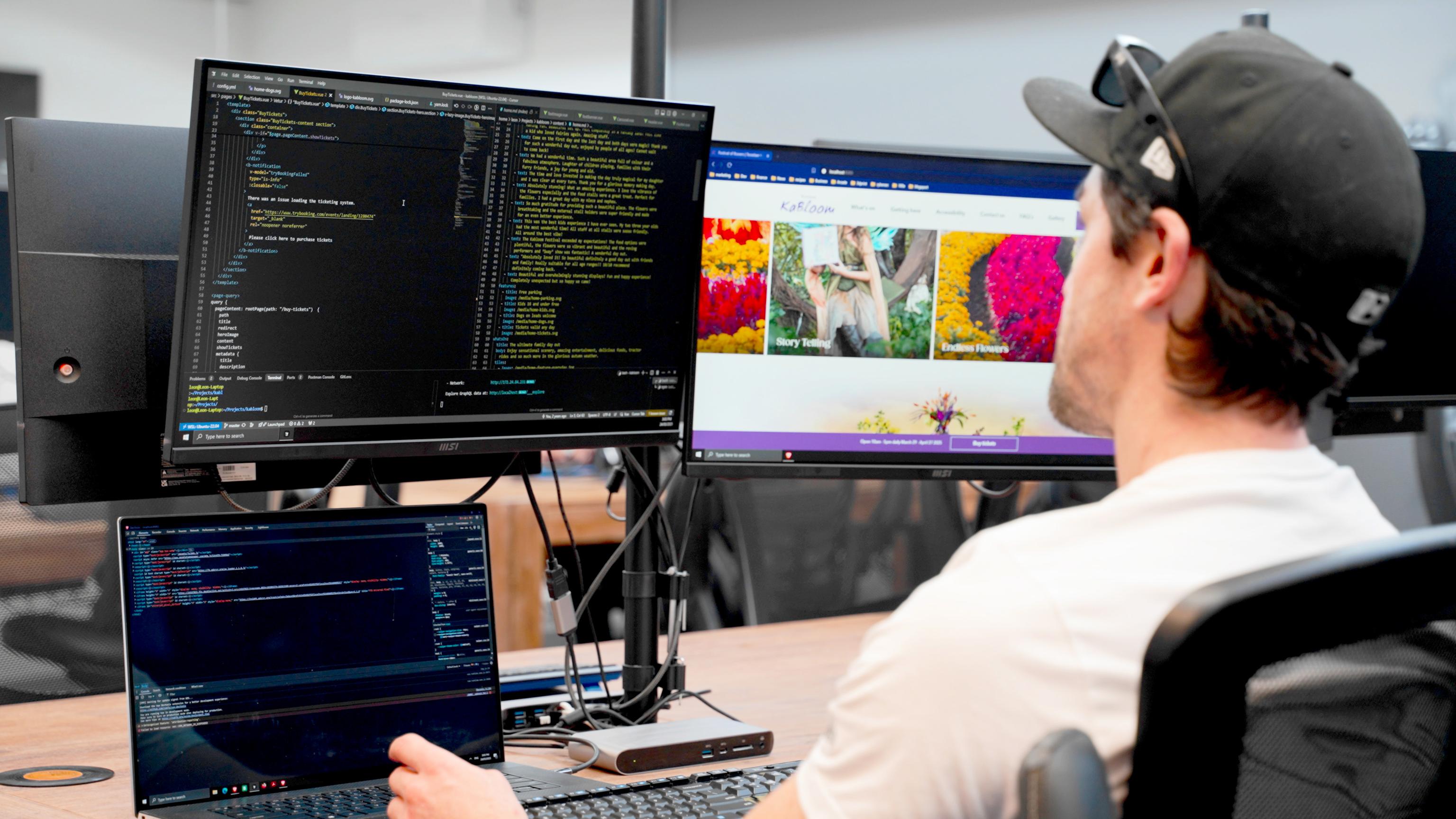 Creative workspace optimised for designers and developers